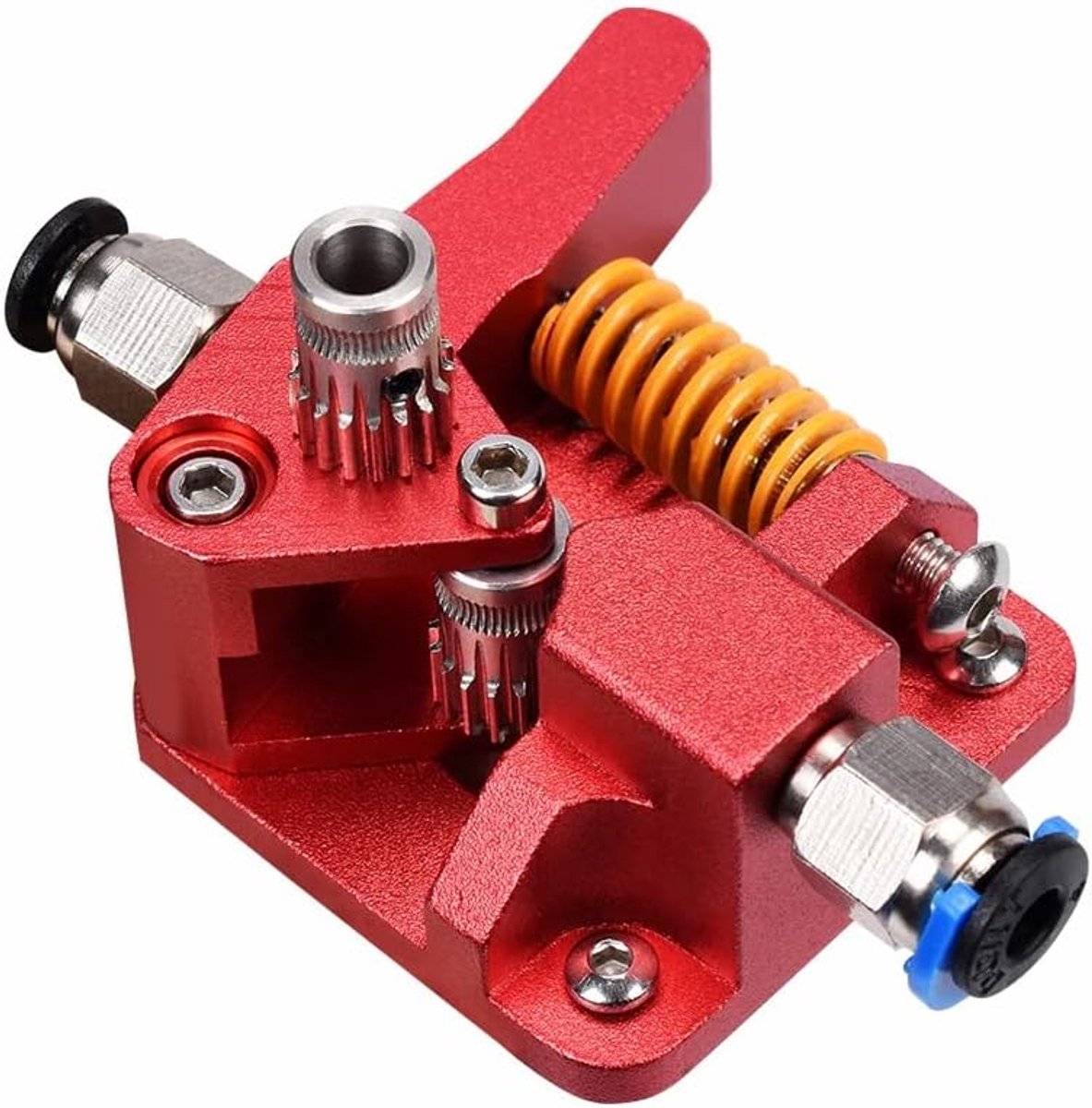 WINSINN Double gear extruder, works with Creality Ender 3 CR10 CR-10 Pro CR-10S Tornado aluminum for 3D printer - ShopVlot