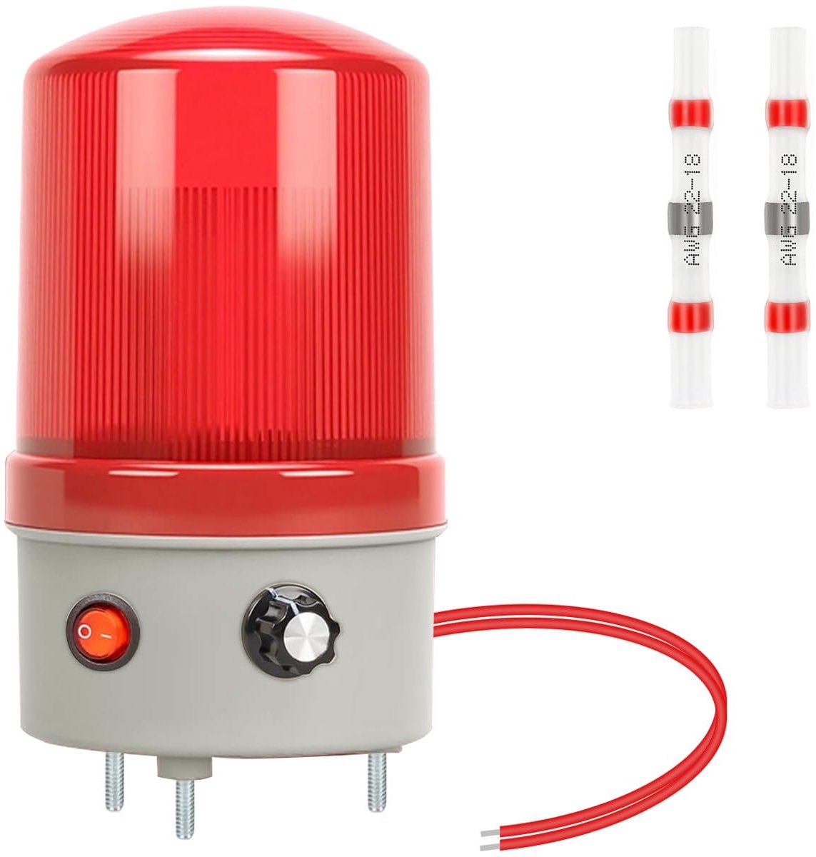 Roterend LED-waarschuwingslicht,Industriële LED Roterende Strobe Baken Waarschuwingslichten,220V Akoestische Optica - ShopVlot