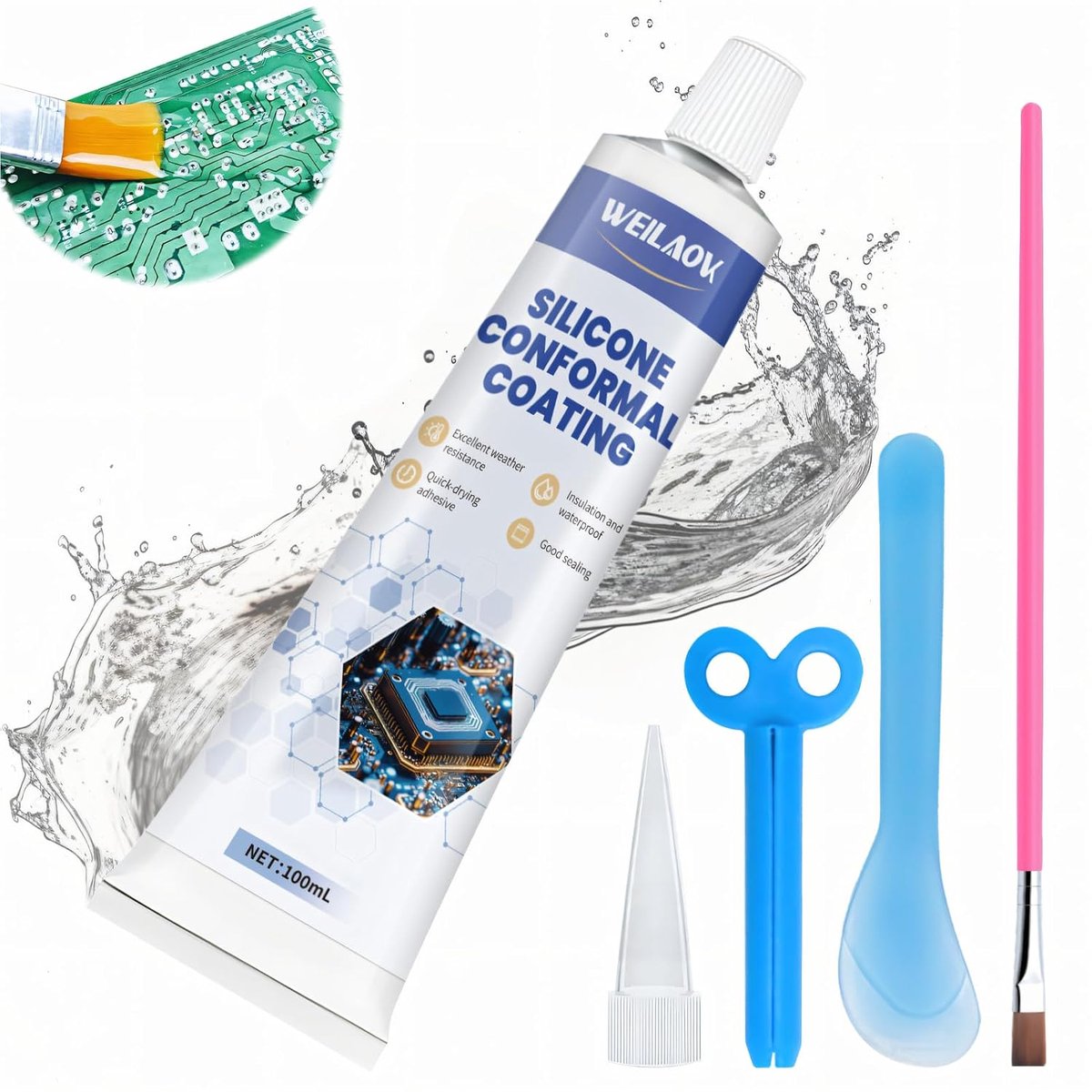 Electric Insulation Gel,Liquid Electrical Insulation,Insulation Paint,Protection and Insulation Paint for Electronic - ShopVlot