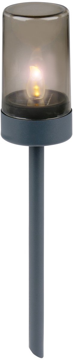Grundig Solar Stake Tuinprikker - Set van 2 Stuks - Werkt op Zonne-energie - Automatisch Aan en Uit - Sfeervolle Tuinverlichting voor Buiten - Weerbestendig IP44 - Ø5 x H28 cm - Zwart