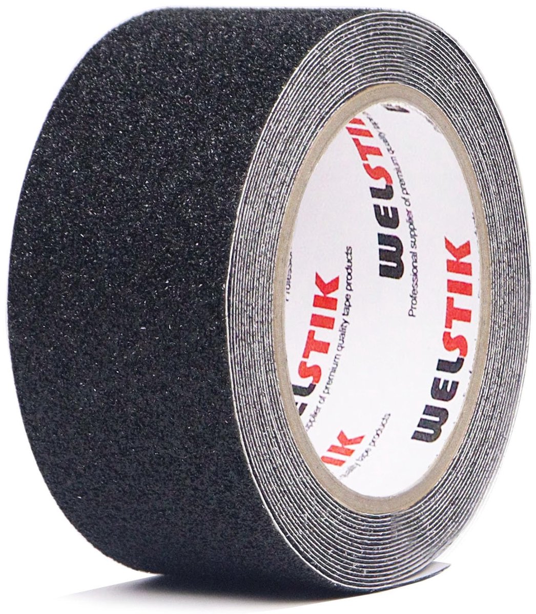 Sterke Antislip Plakband voor Binnen en Buiten, 5 cm x 5 m, Ideaal voor Veiligheid en Grip