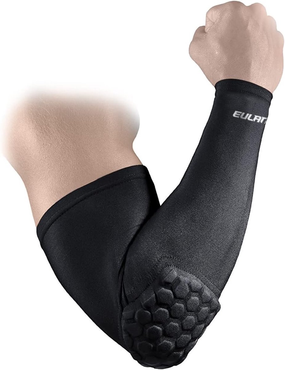 Elbow pads voor keepers met dikke spons, schietarm mouw en arm bescherming voor basketbal, voetbal en volleybal