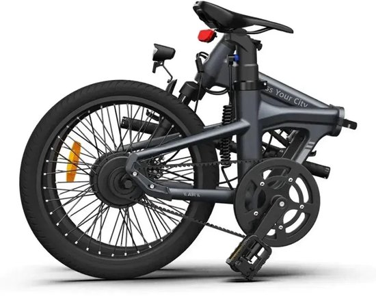 ADO Air 20S - Elektrische Vouwfiets - 20 inch - 250W motor - Actieradius tot 100 km - Hydraulische schijfremmen - 346Wh accu - Grijs — afbeelding 3
