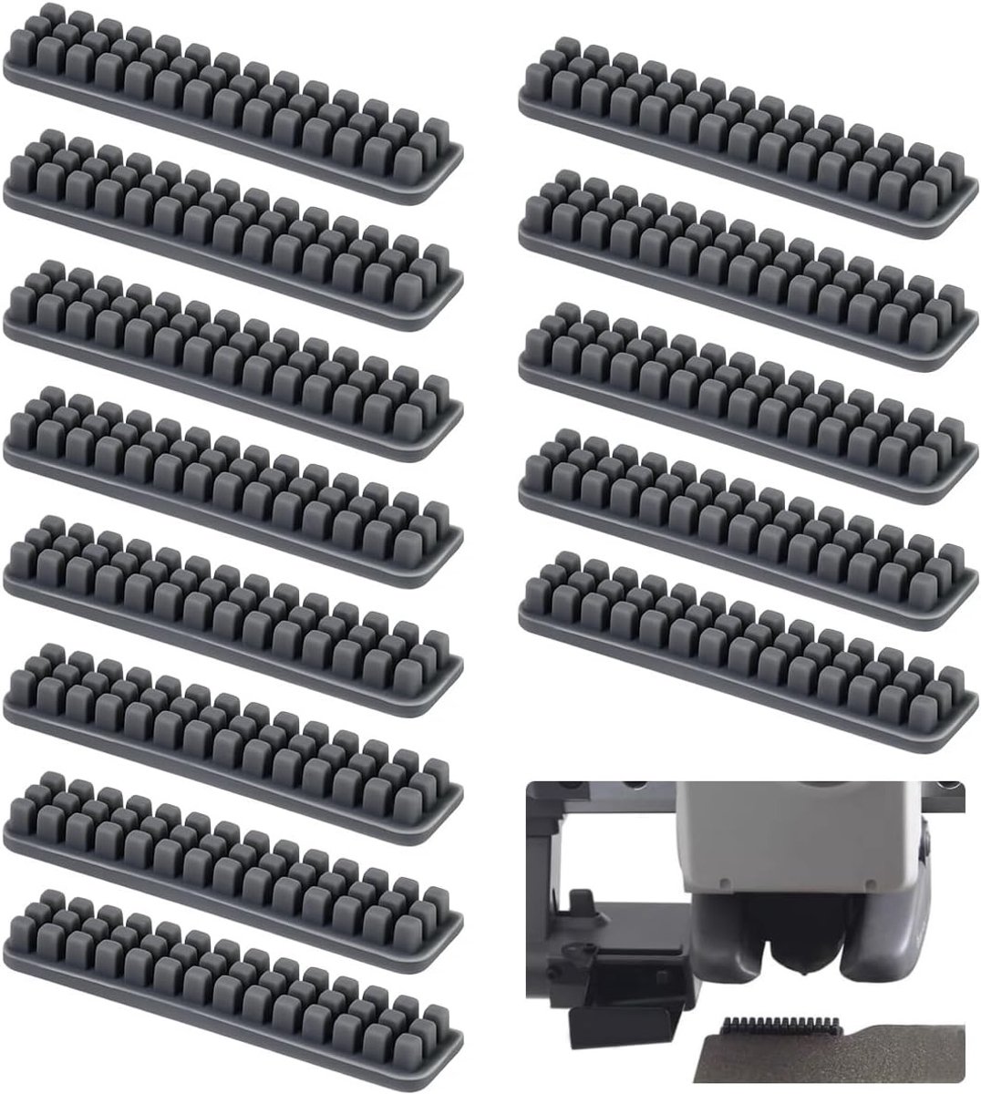 Set van 16 Siliconen Mondstukken, Schoonmaakborstels voor 3D Printen, Vervangende Borstels voor 3D Printers en Bambu Lab A1