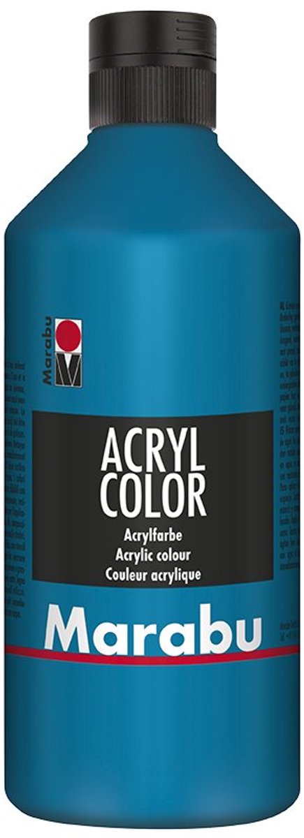 Marabu acrylverf Acryl Color, zilver, 500 ml