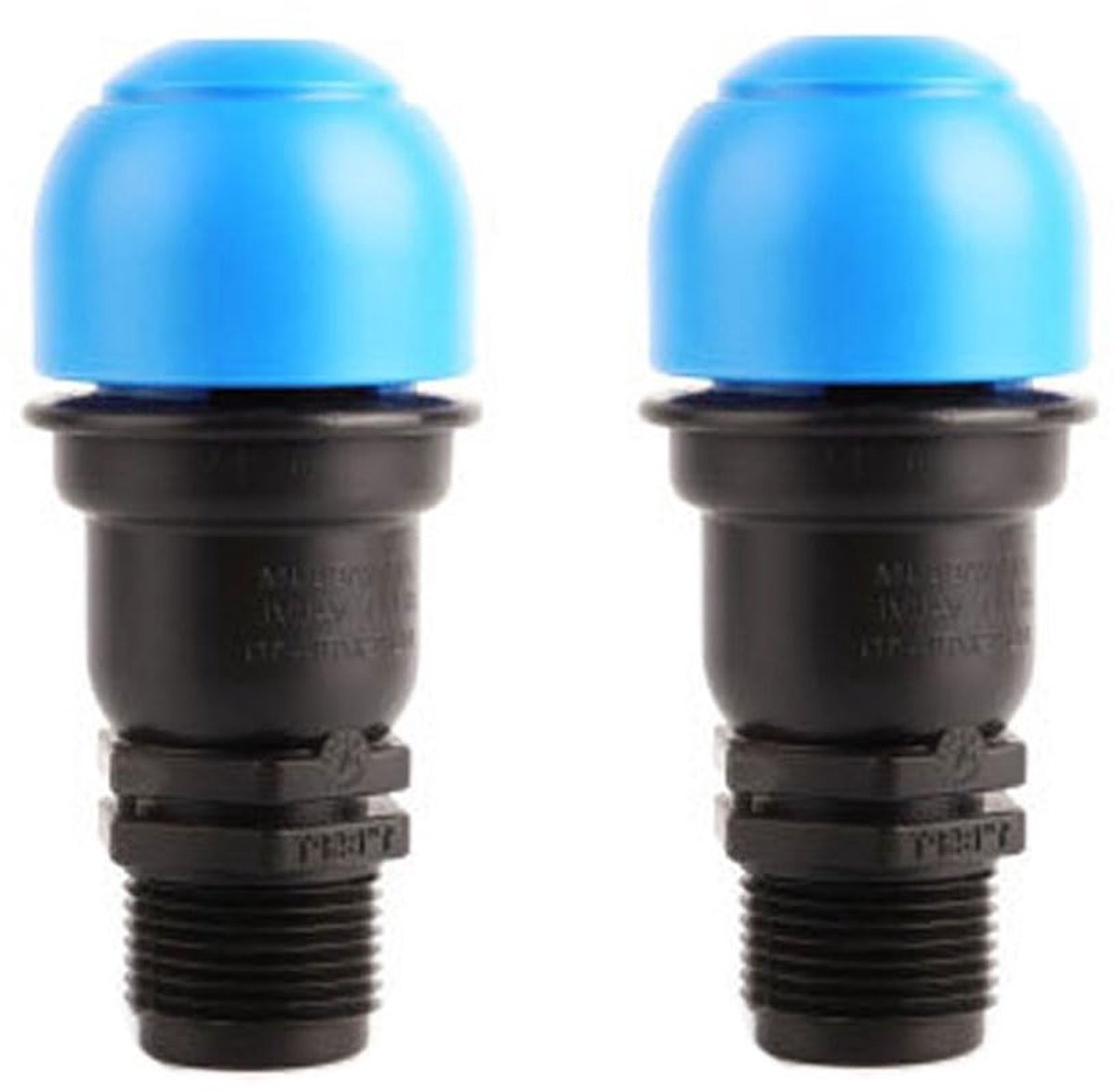 2 Stks Air Relief Valve 3/4 "Plastic Lucht en Vacuüm Release Bleeder Valve Irrigatie Accessoire Voor Landbouw Druppel - ShopVlot