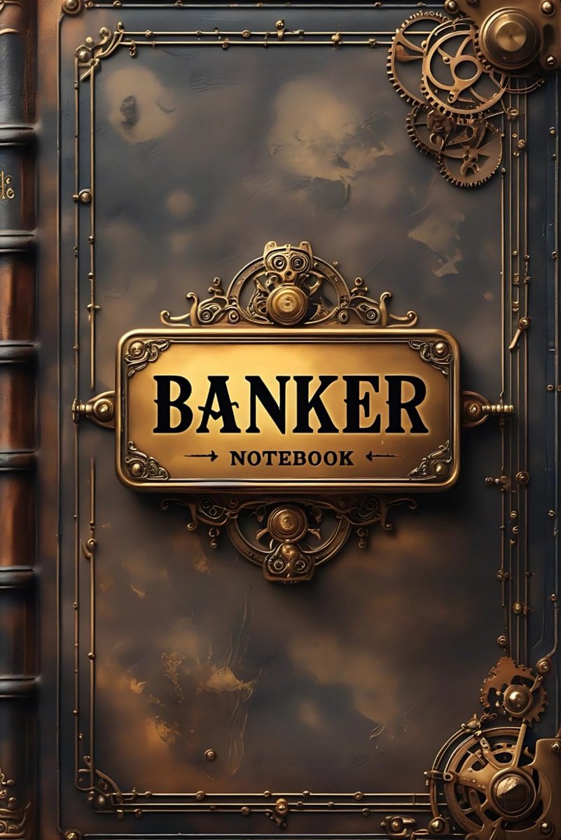 Banker notebook: lined journal for men women work - ShopVlot