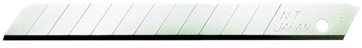 NT Cutter vervangmesjes BA-1400, 9 mm breed, zilver, 100 stuks