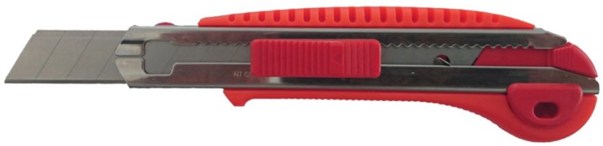 NT Cutter afbreekmes L-700RP, kunststof behuizing, 18 mm, rood