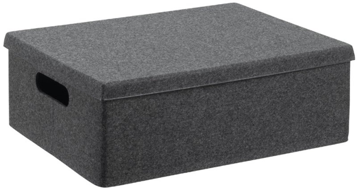 NHG opbergbox VEGA FELT STORAGE, vilt, maat M, donkergrijs