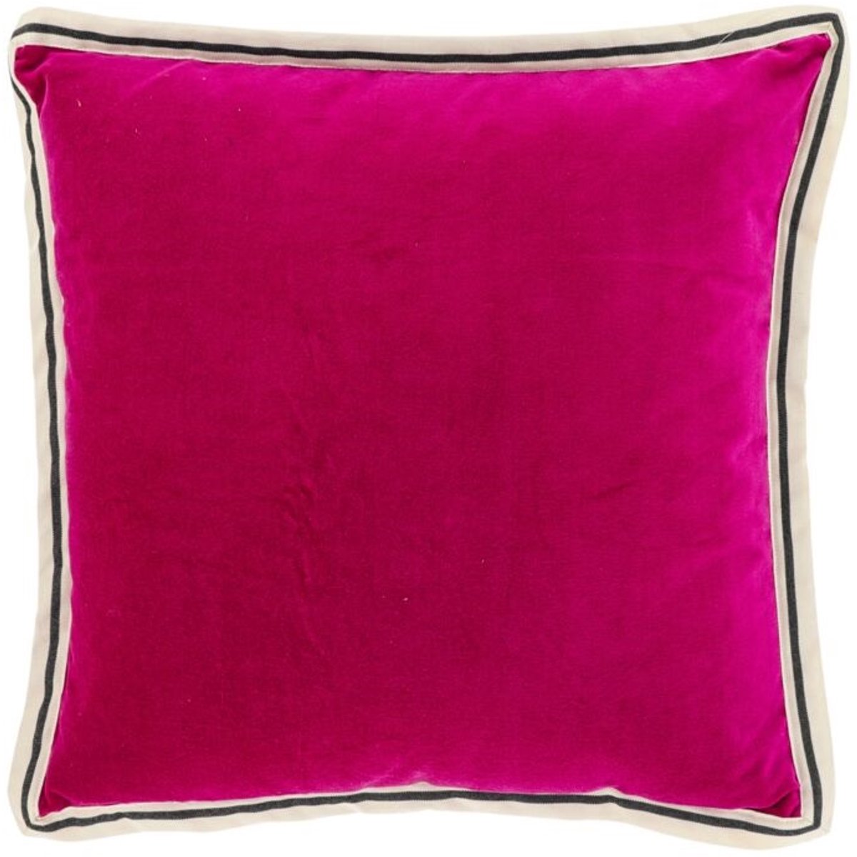 Unique Living Sierkussen Perry - Fuchsia - 45x45cm Roze