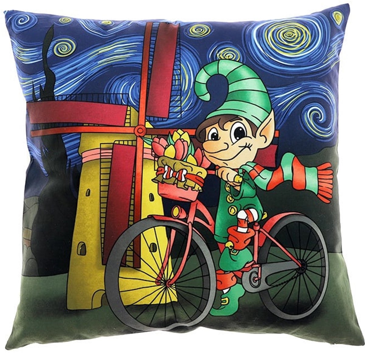 Unique Living Sierkussen Natale Dessin 7 - 45x45cm Multikleur