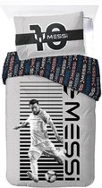 Messi Dekbedovertrek - Eenpersoons - 140 x 200 cm - Katoen - Voetbal