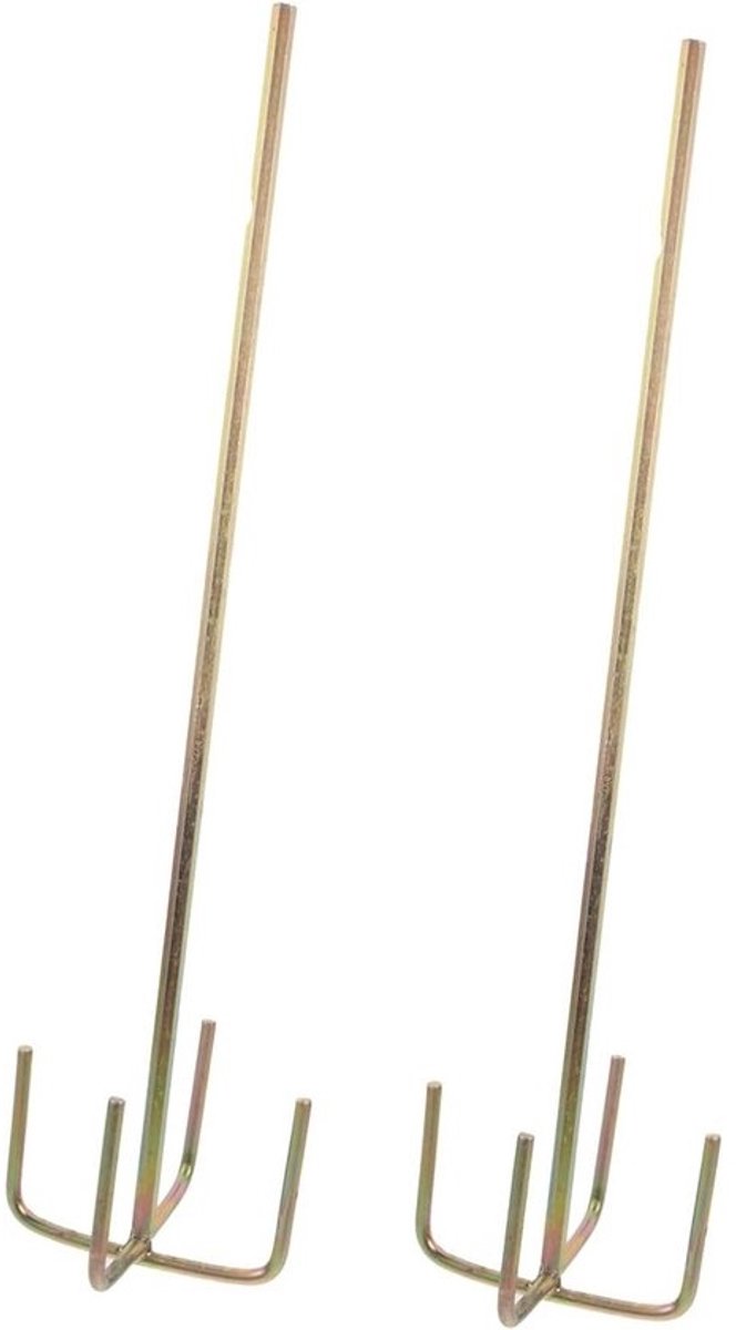 Mixerstaven - Cementroerstaafjes - Voor verf mengen - Roestvrijstalen legering - 49.5 x 10.1 cm - Diverse kleuren