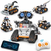 Qualitá® Robot Bouwpakket 5 in 1 - 688 stuks - Robot Speelgoed – DIY - STEM Speelgoed - Educatief – Experiment - Programmeren Voor Kinderen - Interactief – 7 - 8 - 9- 10- 11 - 12 Jaar - Jongens - Bekend van Het grote speelgoedboek 2026
