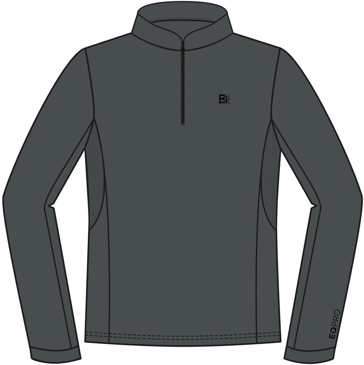 Horka Traningsshirt Gigi AW26 Shadow Steel - 140 | Winterkleding ruiter