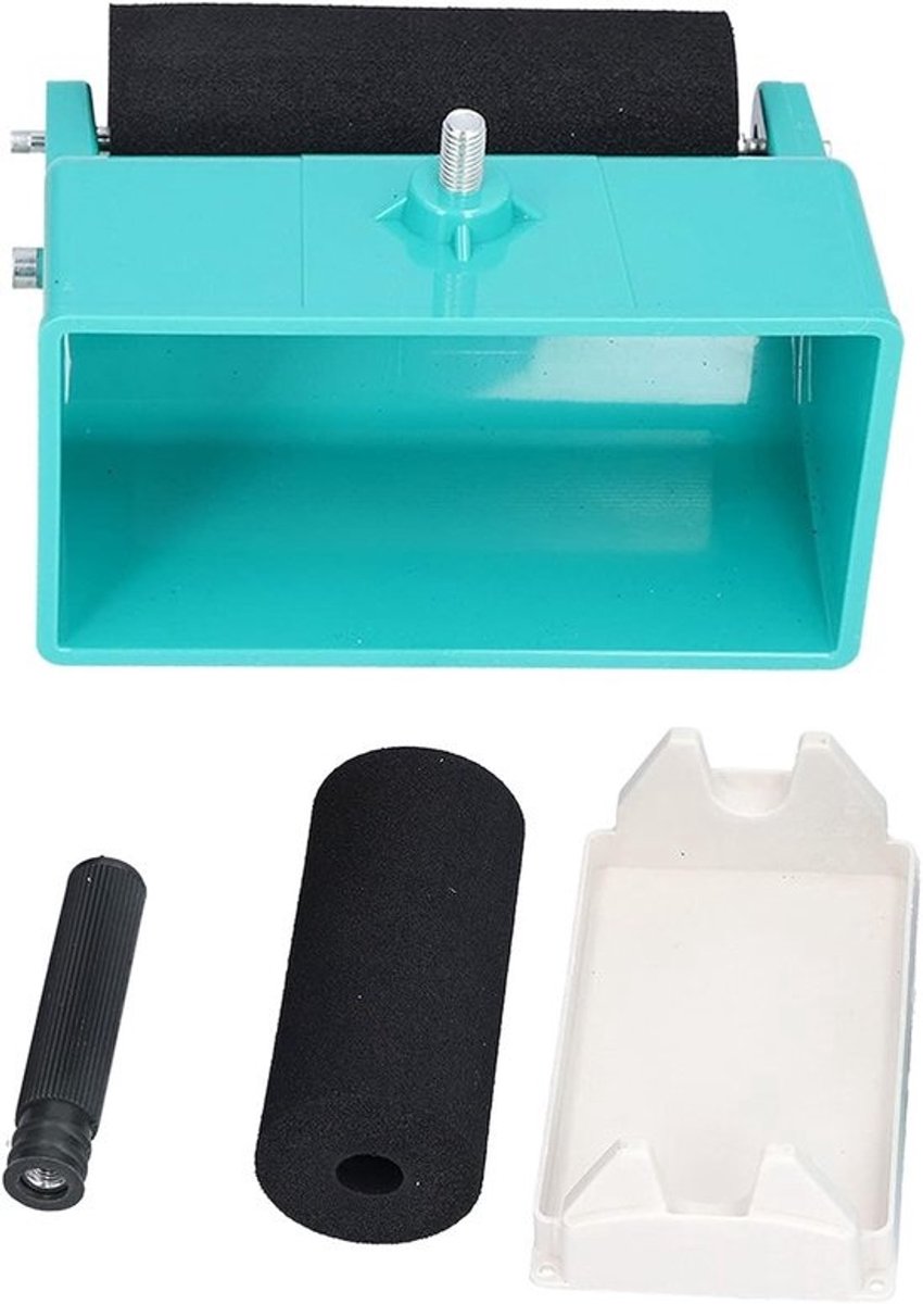Lijmapplicatorroller - Houtlijmdispenser - Voor houtbewerkingsprojecten - Verstelbare toepassing - Capaciteit van 320 ml - Blauw