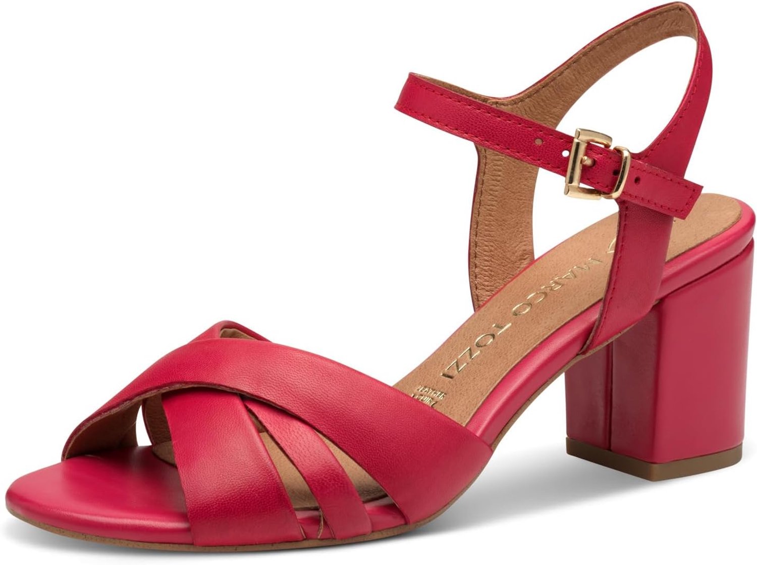 Marco Tozzi Dames Sandalen 2-28327-44 Leer Roze