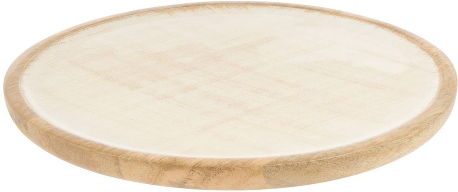 Assiette de présentation Ava ronde D.23cm blanc
