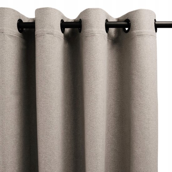 Verduisterende Gordijnen 160x145 cm Beige - Blackout Stof