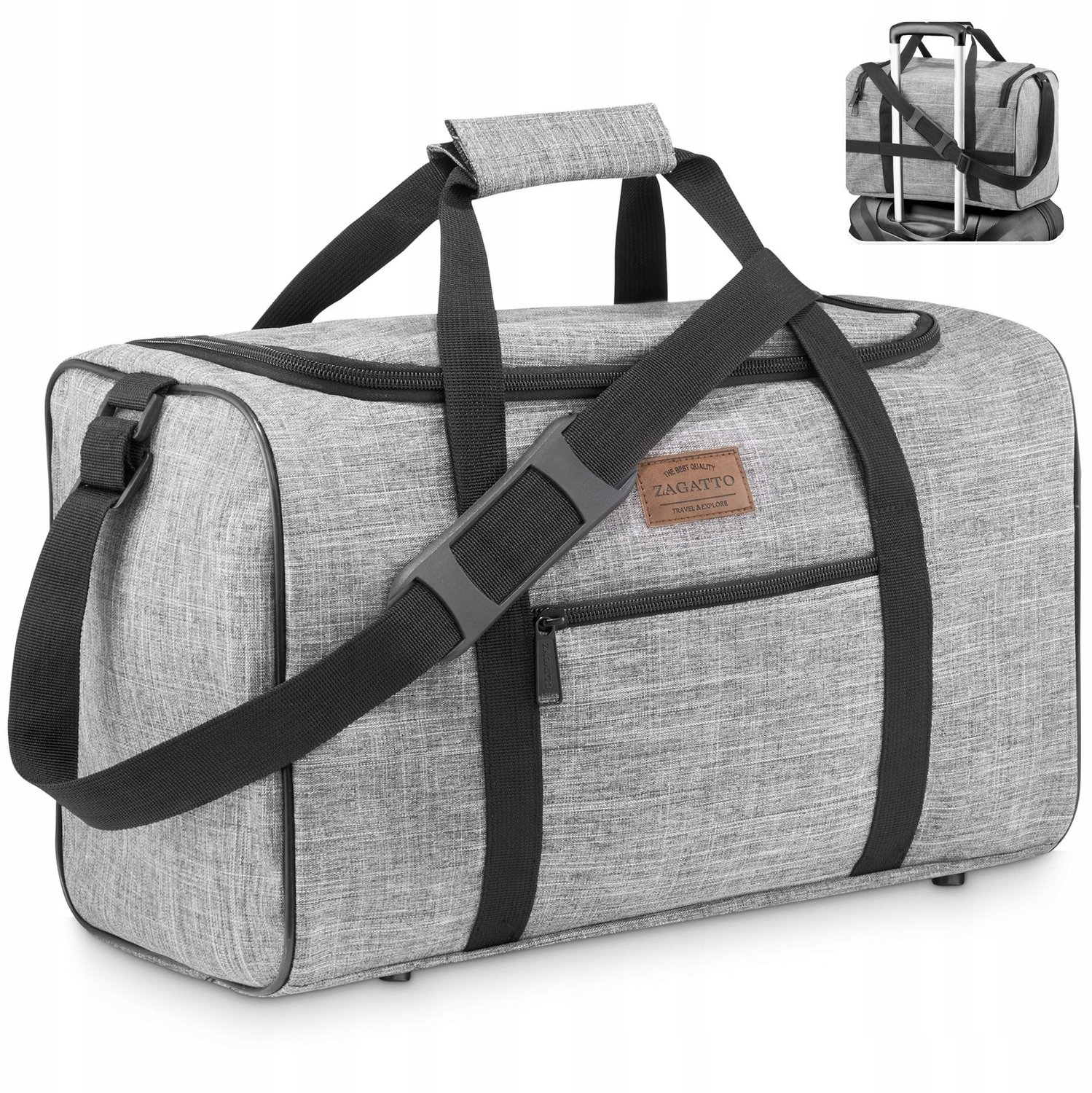 Zagatto handbagel 40x20x25cm, handbagage Ryanair & Wizzair
