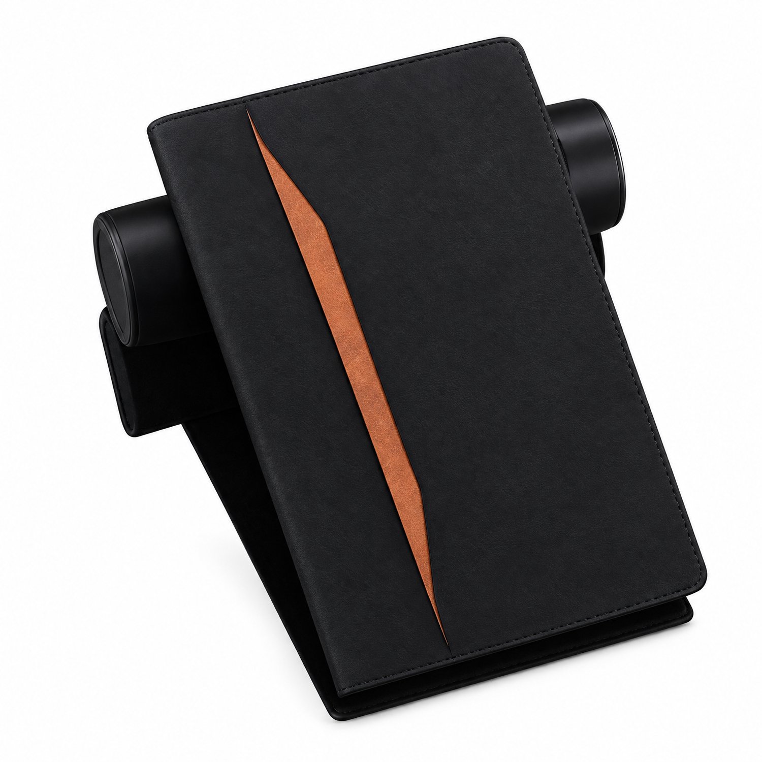 BukkitBow - Hoes Geschikt voor Apple iPad 10.2 Inch (2019/2020/2021) - Leren Tablethoes - Verstelbare Smart Cover - Zwart