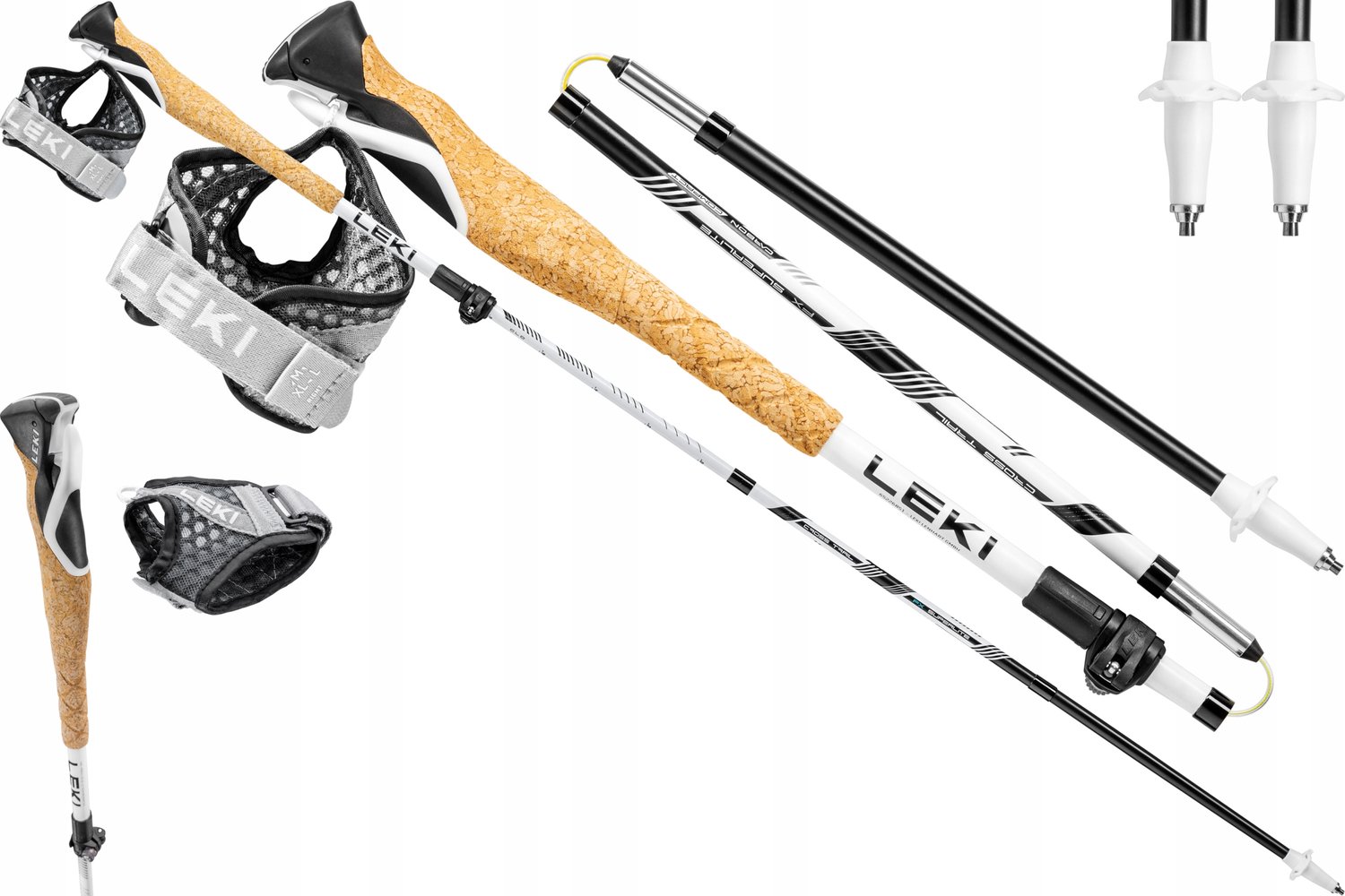 Leki CrossTrail FX.ONE Superlite Compact trekkingstokken 100-120cm
