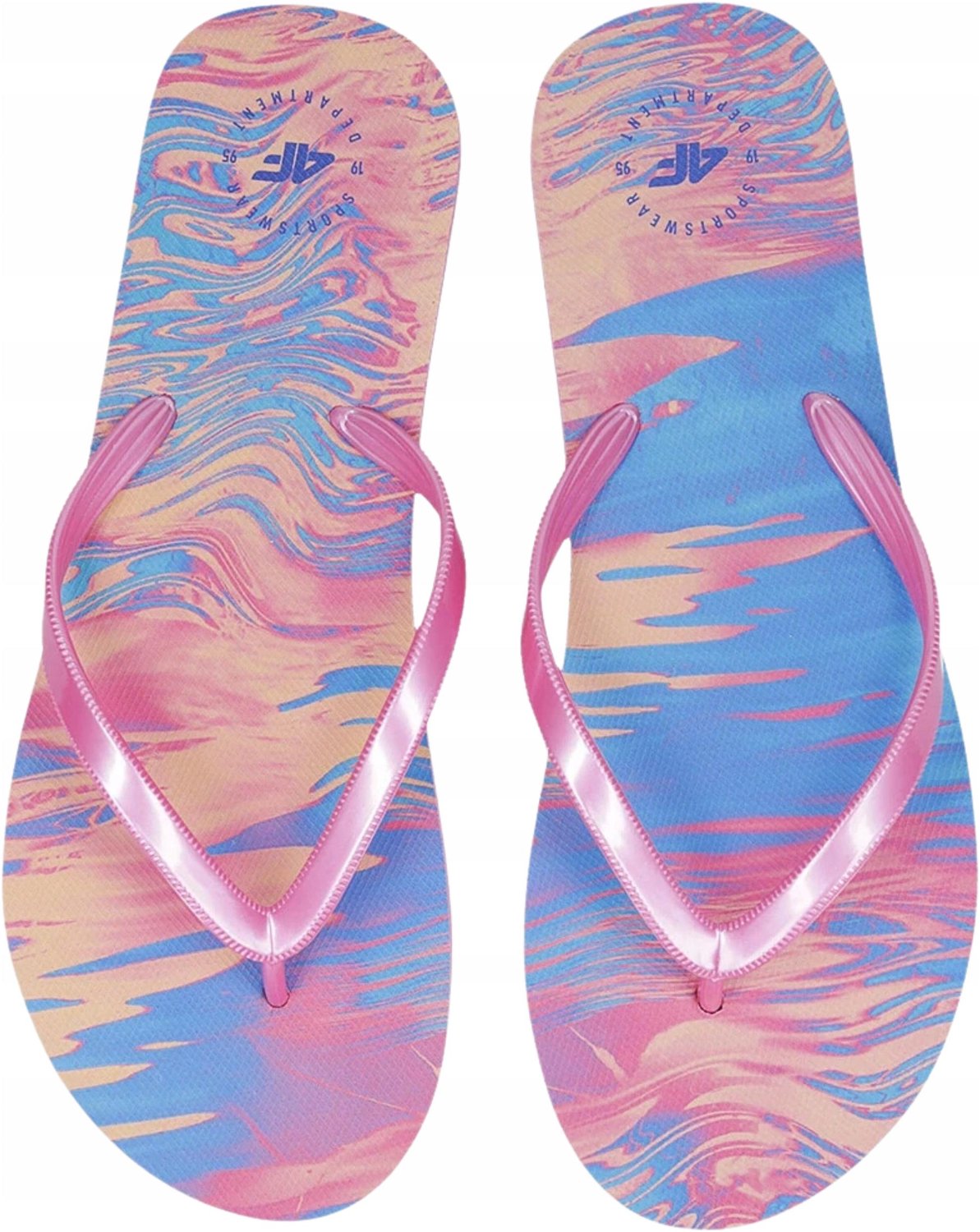 Dames Teenslippers 4F Lichtgewicht Zomer Strand Zwembad Vakantie Maat 37