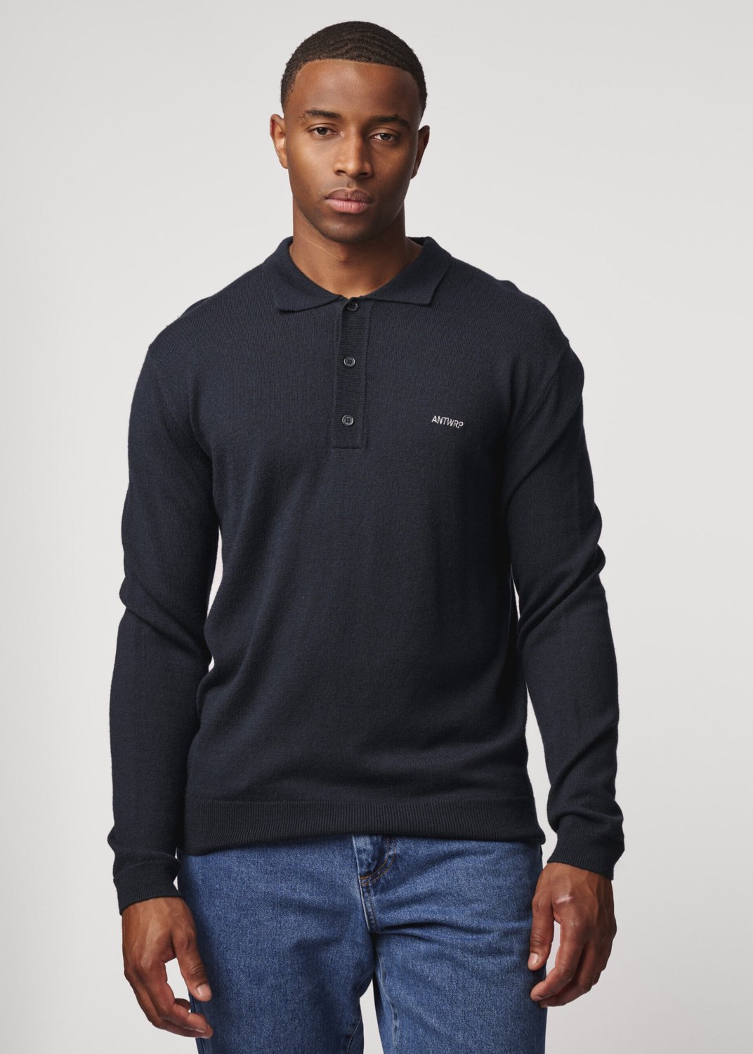 ANTWRP - Heren sweater - Maat S - Mannen - MARINE -