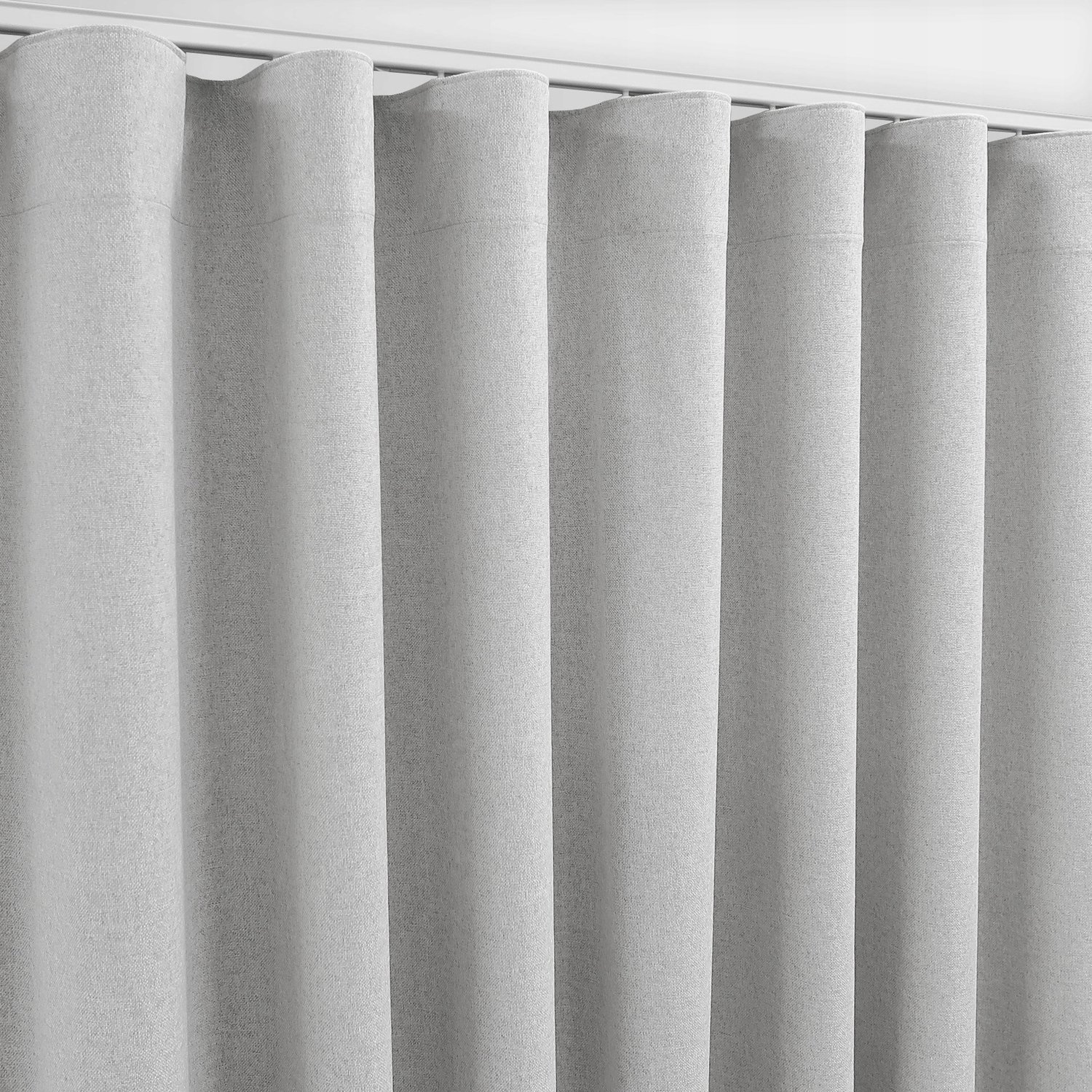 PRESTIQUA Verduisterende Gordijnen 380x120cm - 100% Blackout - Vuilwit