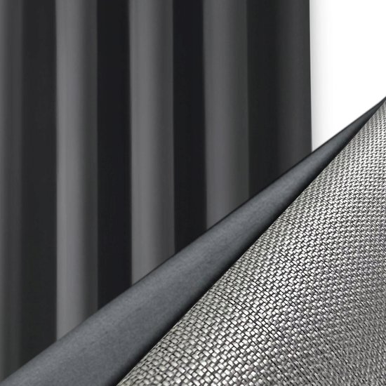 Merkloze Velours Gordijnen 200x195 cm - Thermisch & Blackout - Grijs