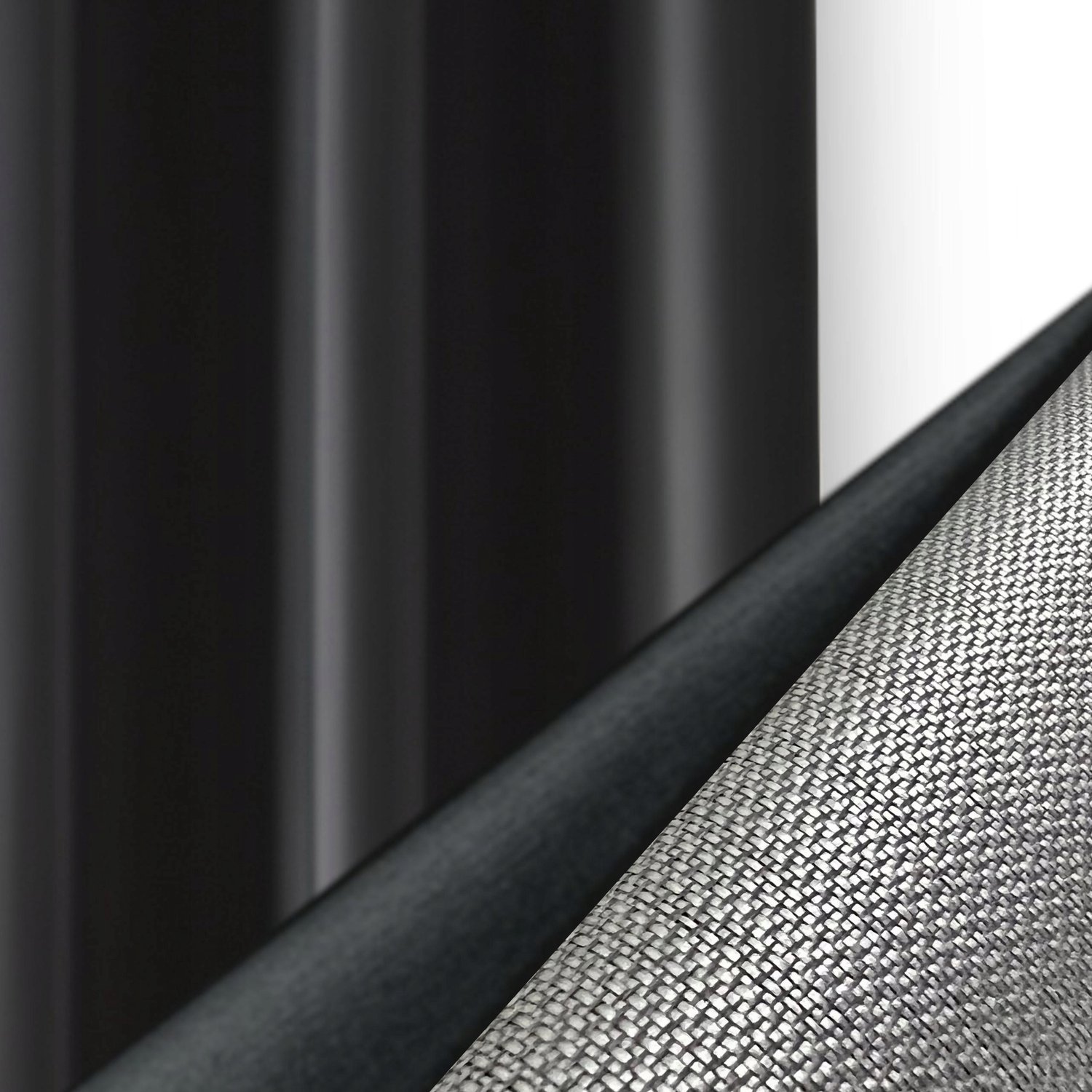 PRESTIQUA Thermo Blackout Velours Gordijn 120x165cm Antraciet - 100% Lichtdicht