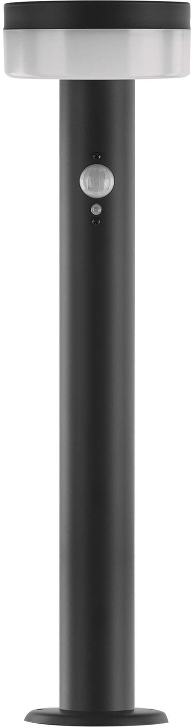 EMOS TERION LED-tuinpaallamp op zonne-energie, schemersensor, 12,5 x 12,5 x 50 cm, ZGJ0B4S