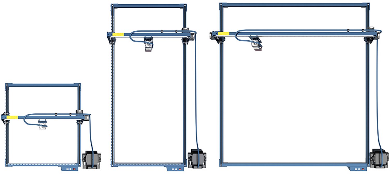 Lasergraveermachine S30 Pro Max - 20W Laservermogen - 410x400 mm Graveeroppervlak - Aluminium - Voor Professioneel Gebruik
