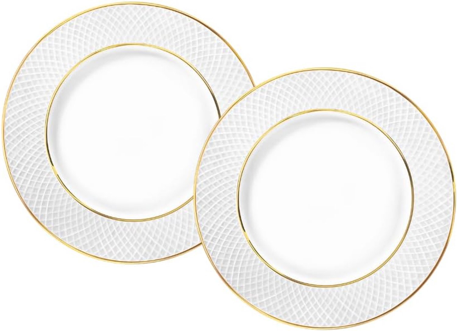 Wilmax Porselein Bord 15 cm Wit Goudrand WL-880102100/A2