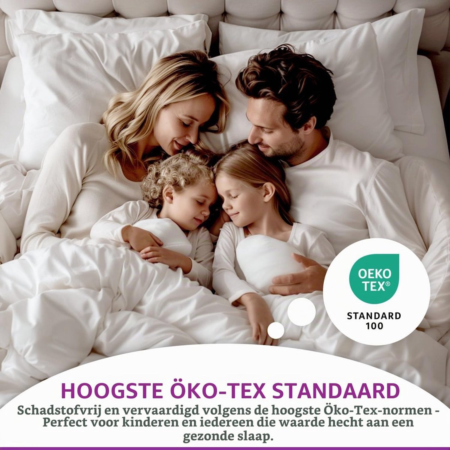 Duraxl Dekbedset - Microvezel - 135 x 200 cm - 4 seizoenen Wit