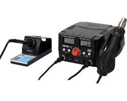 Yato YT-82458 - Soldeerstation 2-in-1 - Digitaal Display - ESD-safe