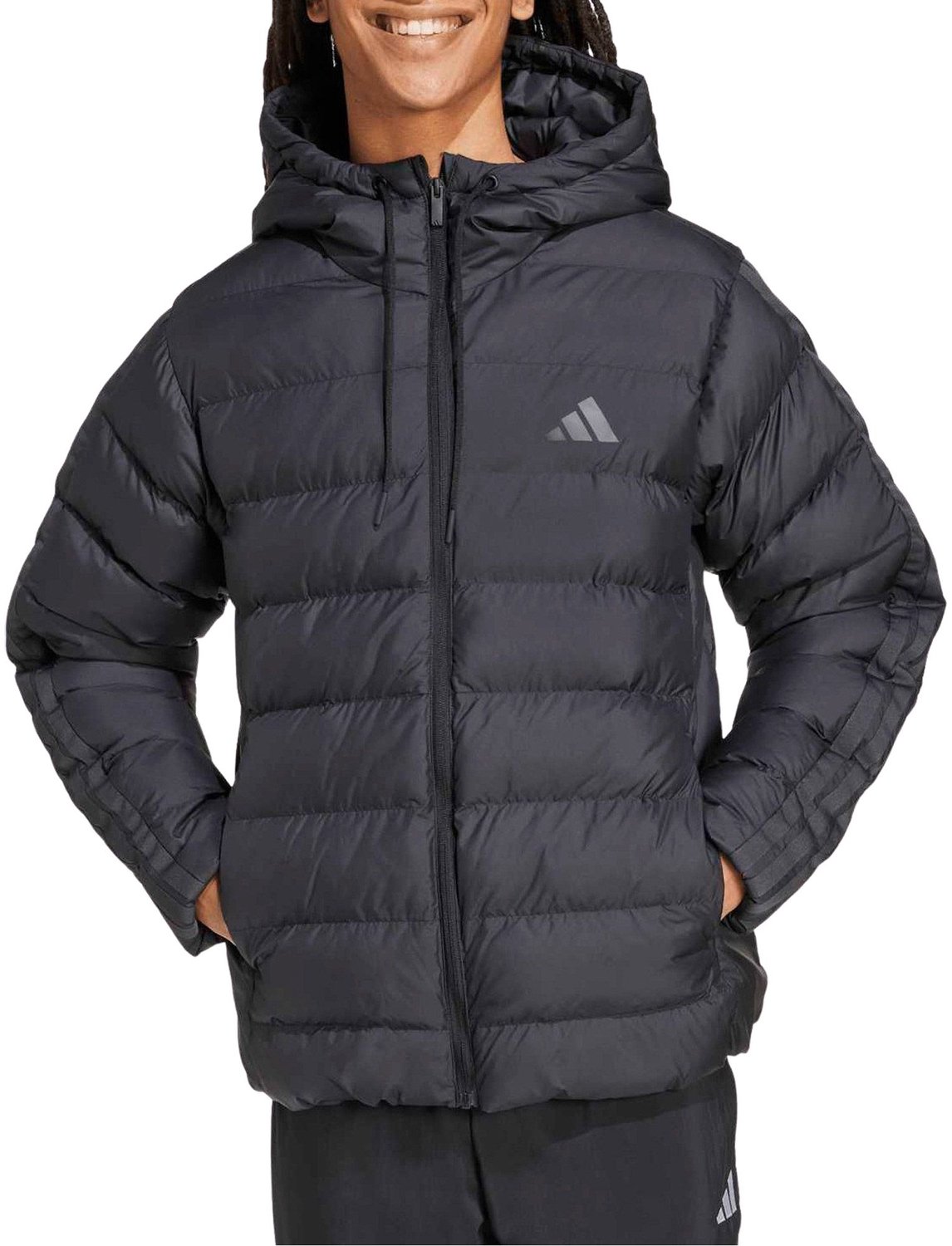 Adidas Essentials Gewatteerde Jas Heren Zwart