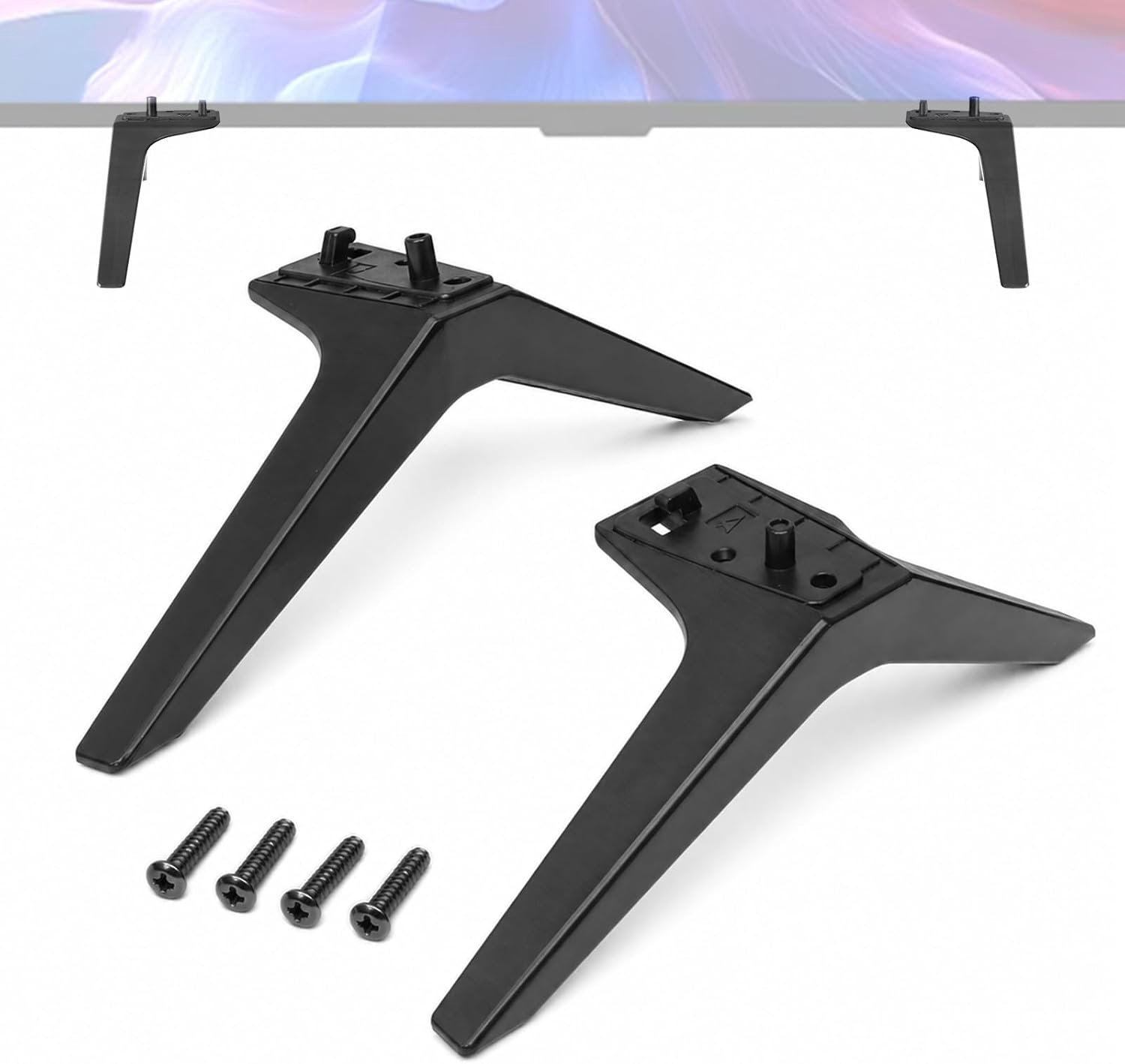 TV Legs for LG TV, 2 Pcs LG TV Legs Replacement LG TV Stand Replacement Pedestal with Screws Stand Base for TV Legs - ShopVlot