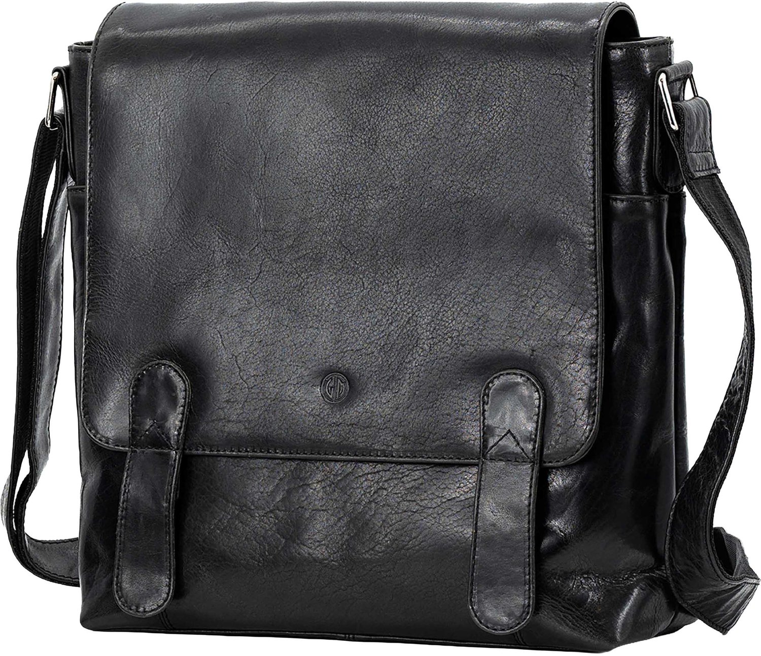 LINDENMANN heren leren tas - zwart