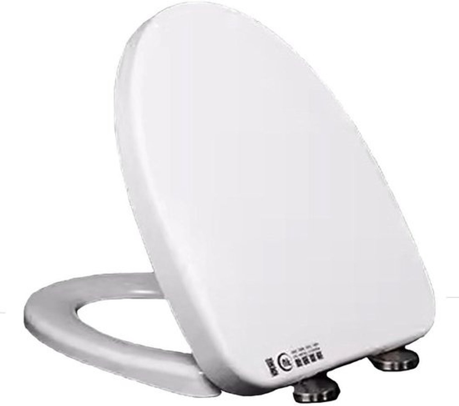 Universele WC Bril - WC Deksel - Badkamer Vernieuwen - Soft-close Mechanisme - 38 x 45 cm - Wit