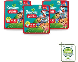 3 x Pampers – Luierbroekjes – Baby Dry Pants Paw Patrol Maat 4 – 25 Luiers - Grootverpakking - Vaatwasstrips - Baby Luier - Luierbroek - Droge Luier - Luier Voor Baby - Luier Broek