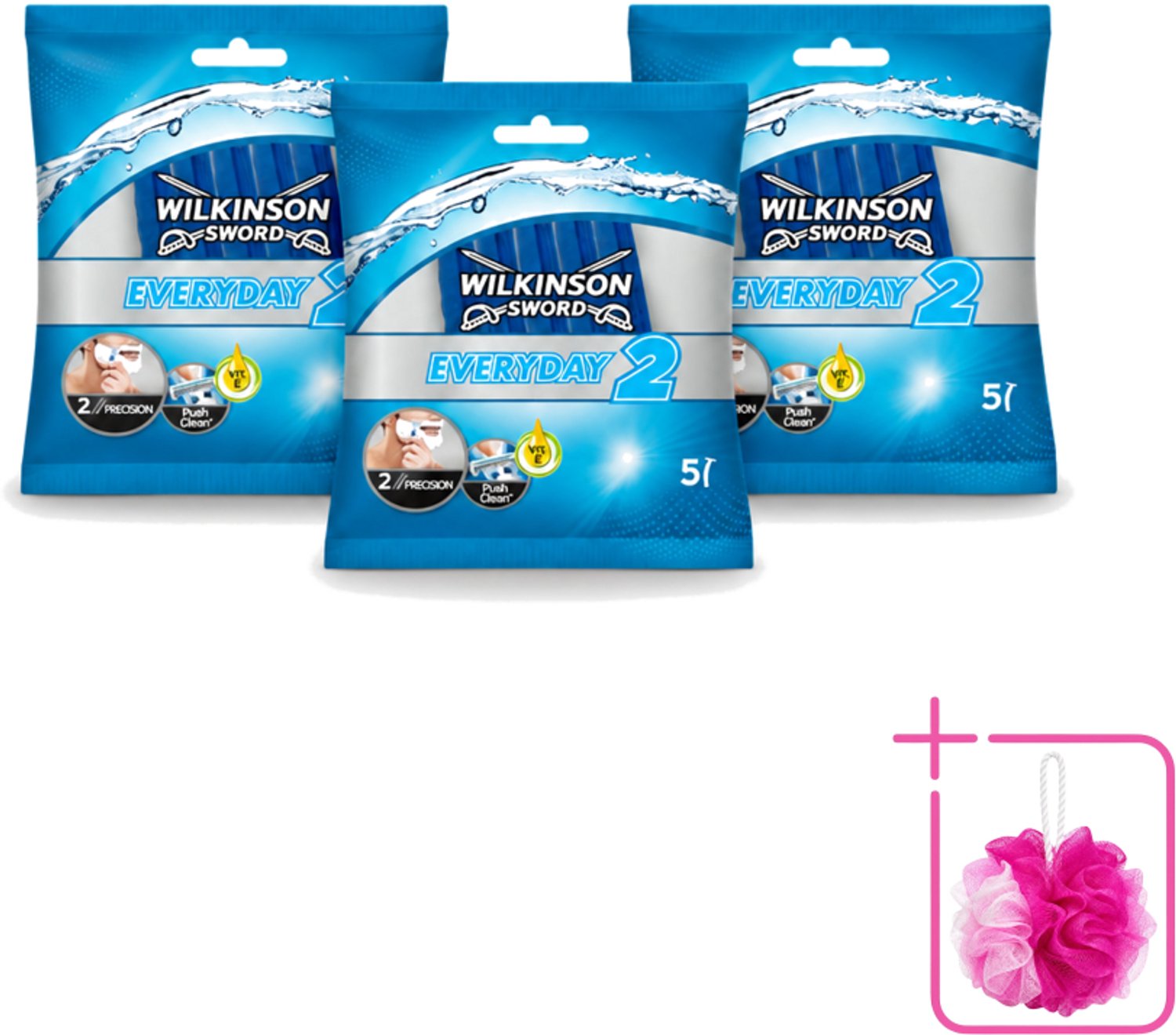 3 x Wilkinson Sword - Wegwerpscheermesjes - 5 Scheermesje - Bulkverpakking - Scheermesje - Wegwerpscheermesje