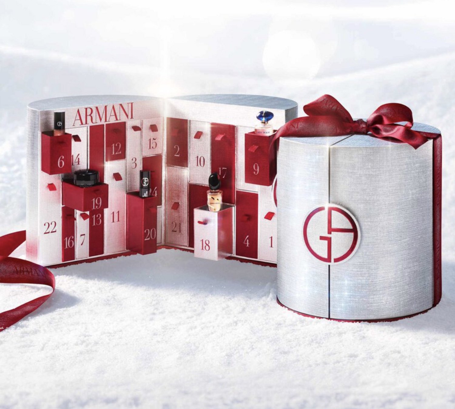 Luxe Armani Adventskalender - Make-Up - Cosmetica - Mini parfum - Voor Haar - Kerstcadeau - Aftelkalender - Feestdagen - Geschenk – foto 5