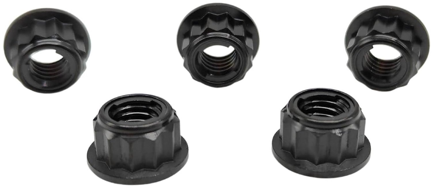Titanium Moer M10 x 1.5mm - Zwart titanium - Lichtgewicht - Vermindert onafgebroken massa - ShopVlot