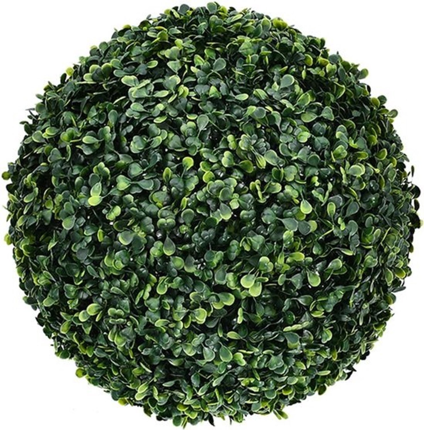 Kunstgras Bal - Buxus Bal - Decoratie Binnen Buiten - Onderhoudsvrij UV-bestendig - 18cm Diameter - Groen