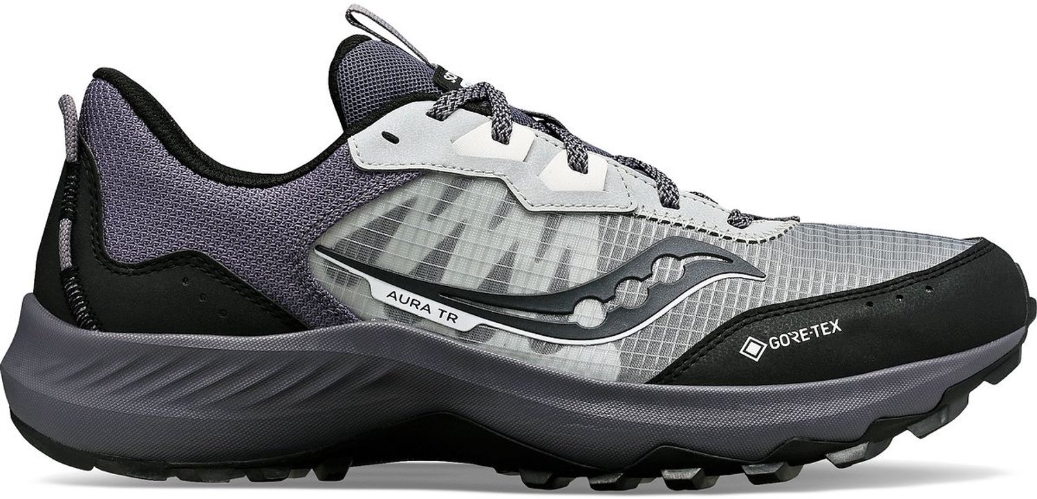 Saucony Aura TR GTX Hardloopschoen – 44 Wolken/metaal
