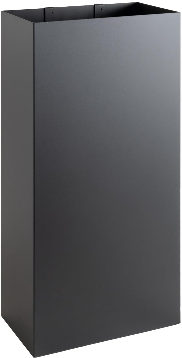 Famanu XL paraplustandaard van metaal met modern design, 2 haken en 2 afneembare wateropvangschalen, 25 x 15 x 50 cm wit