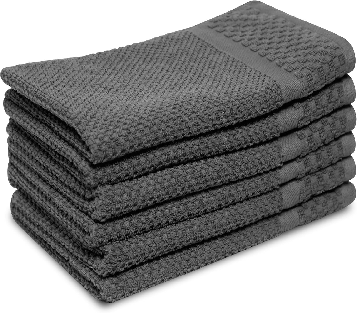Gastendoekjes 30x50 cm - Set van 6 - 100% Katoen - Sterk en absorberend - Homevero