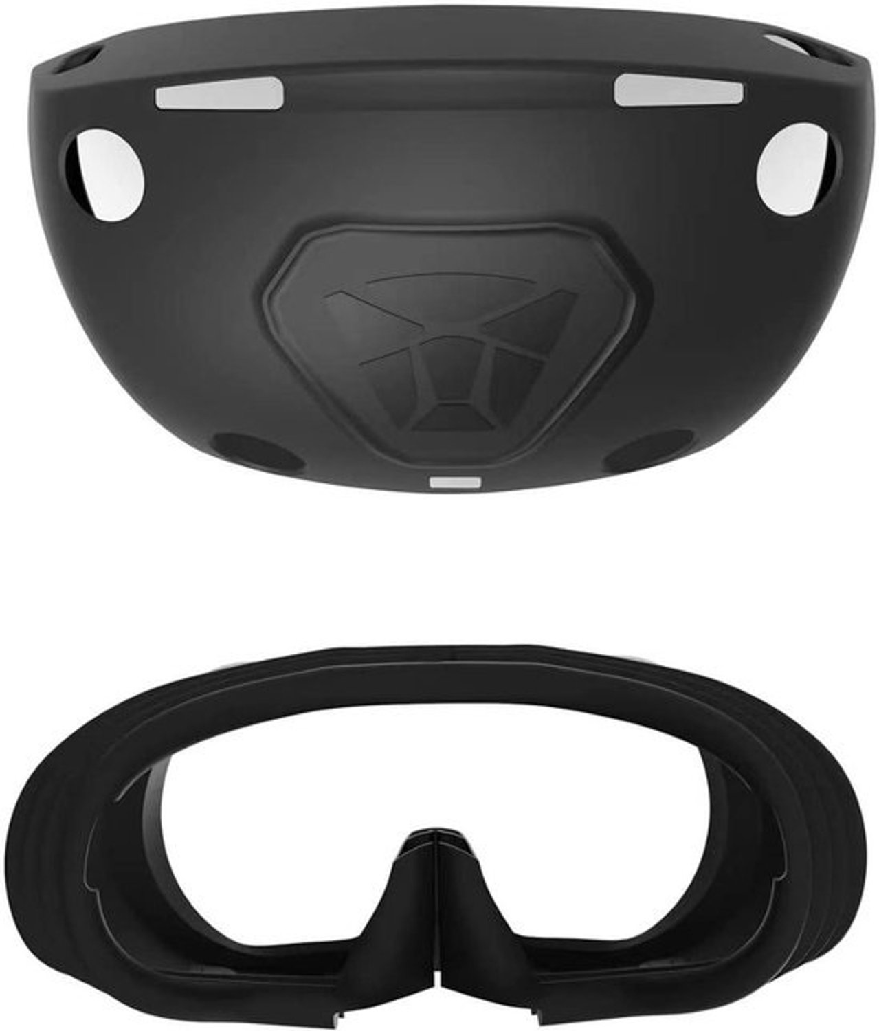 Beschermhoes VR Headset - Siliconen Shell Cover - Apparaat Beschermen - Krasbestendig Zweetbestendig - 164 Gram - Zwart